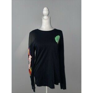 Jordan Long Sleeve Shirt Mens S Black Air Jordan 23 Graphic Flight Logo Tee